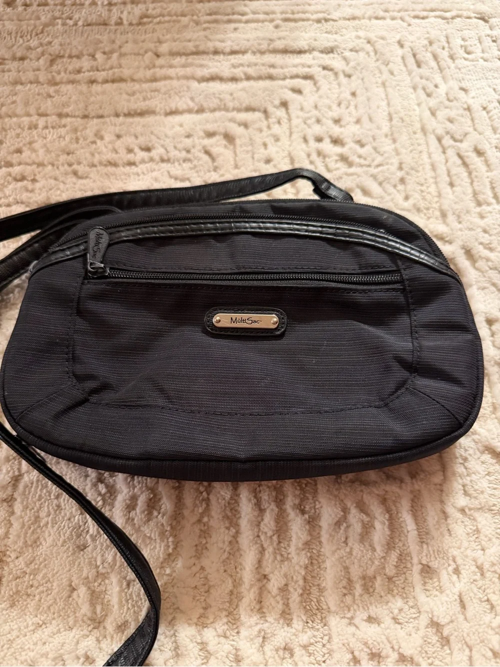 MultiSac Black Crossbody Women's Shoulder Bag